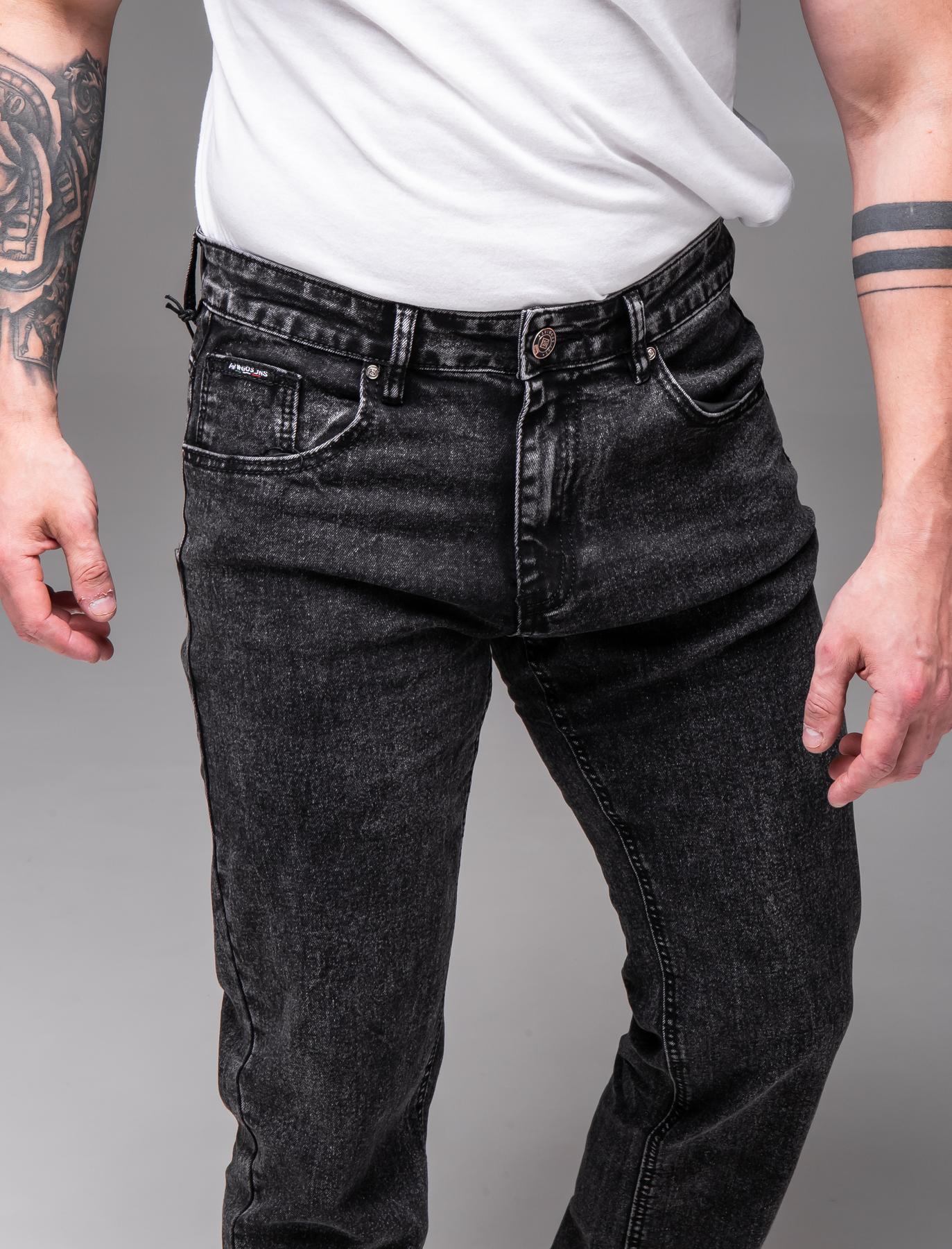 Джинси чоловічі WG прямого крою р. 38 Темно сірий (2394/7) - фото 6 Джинси чоловічі WG прямого крою р. 38 Темно сірий (2394/7) - фото 6