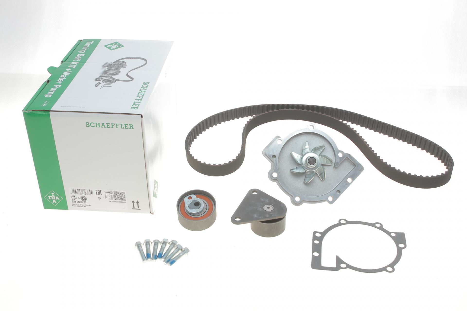 Комплект ГРМ и помпа INA Renault Laguna 2.0i 16V 95-01 23x142z (530 0063 30)