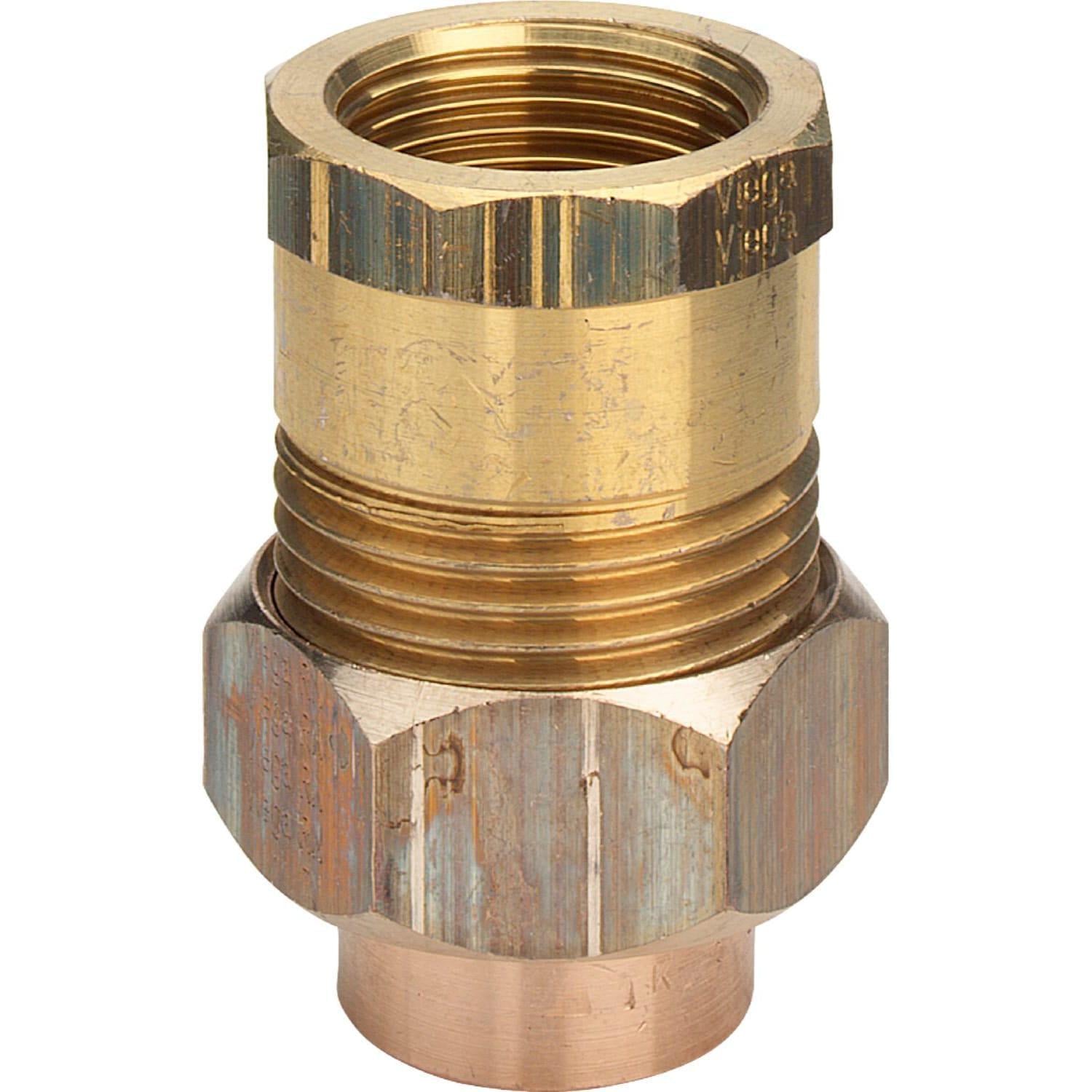 Соединение разборное бронзовое Viega 94340g d 15 мм x 3/4" В (110390)
