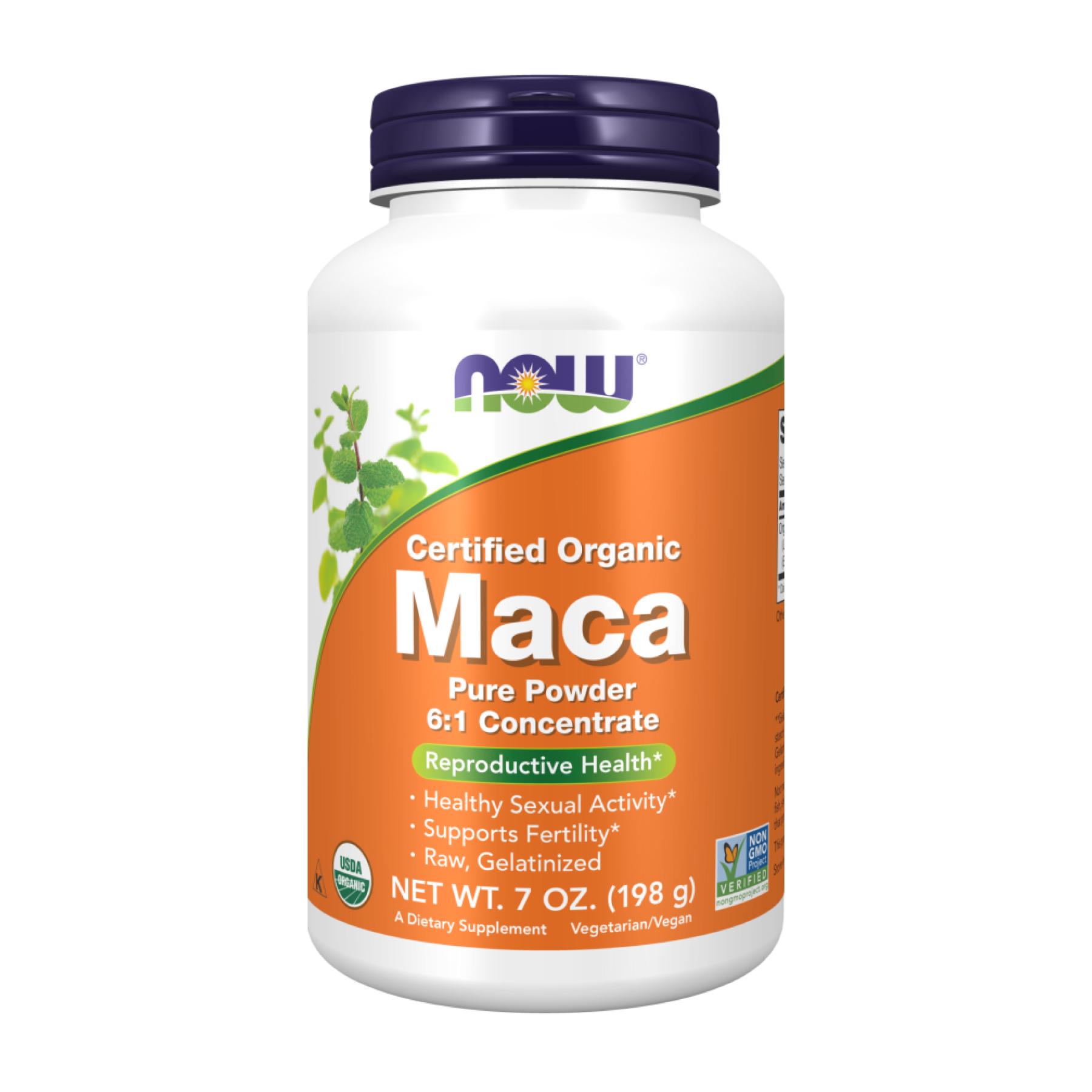 Мака концентрат Now Foods Maca Pure Powder 6/1 Concentrate 198 г