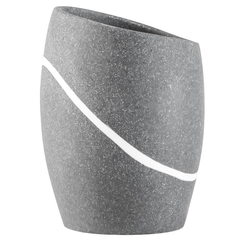 Стакан для зубных щеток настольный MVM Crimea BA-12 GRAY Серый (212004)