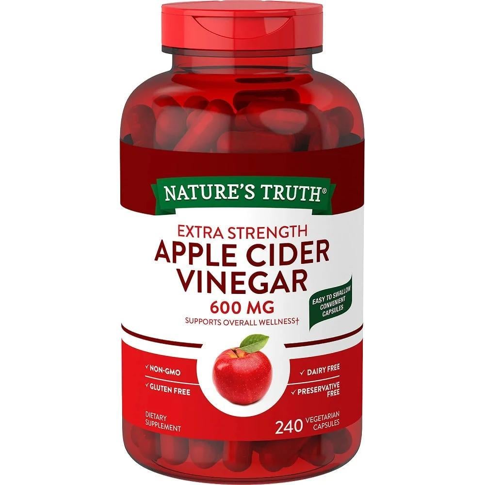 Витамины Nature's Truth Apple Cider Vinegar 240 мягких капсул 600 мг (2452968516)