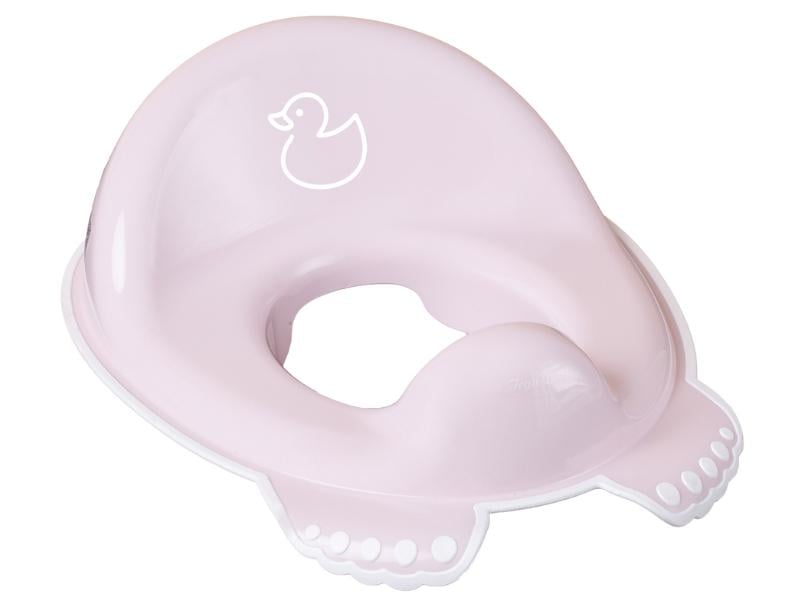 Накладка дитяча антиковзка на сидіння унітазу DUCK Light Pink