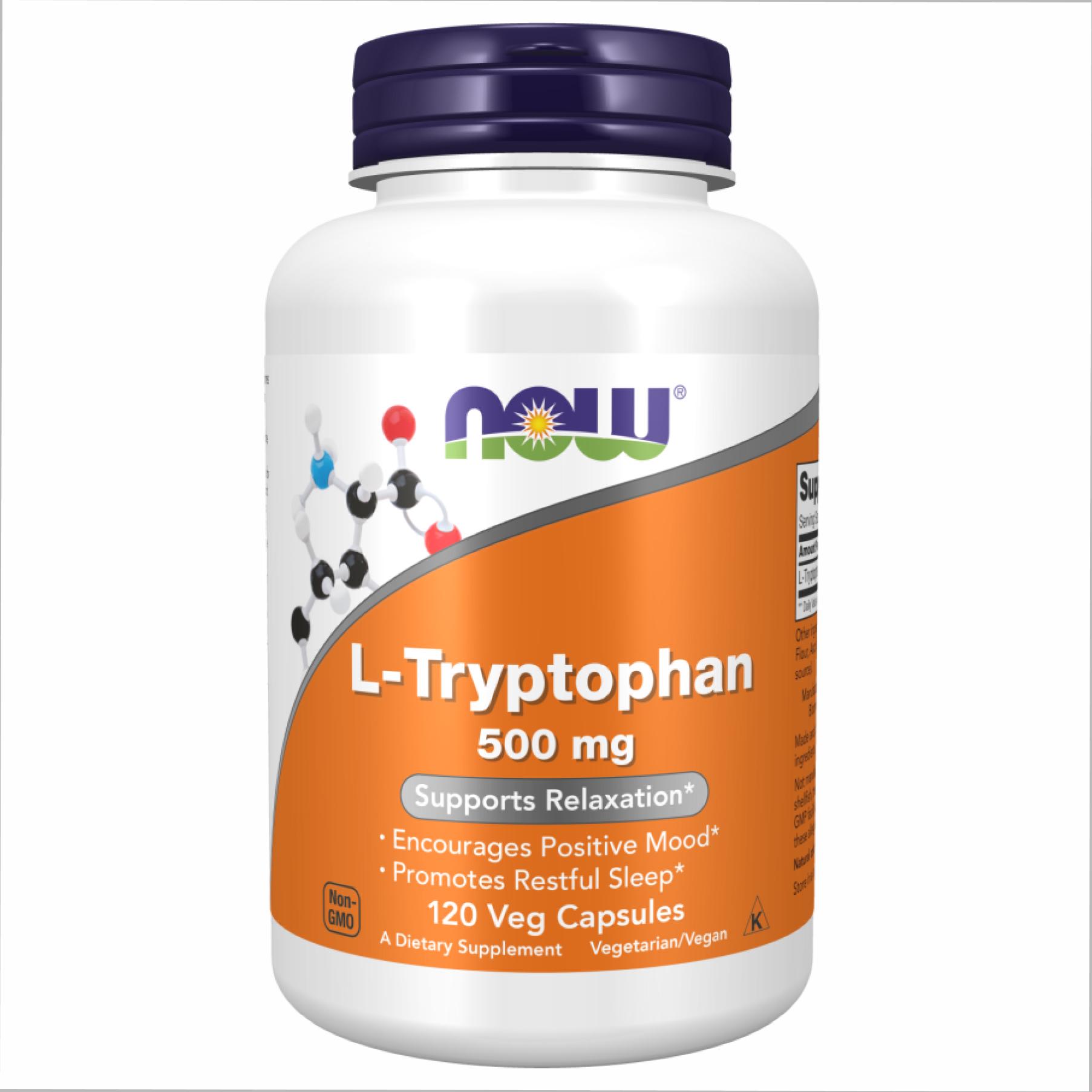 Амінокислота L-Tryptophan 500 mg 120 vcaps (2022-10-1331)