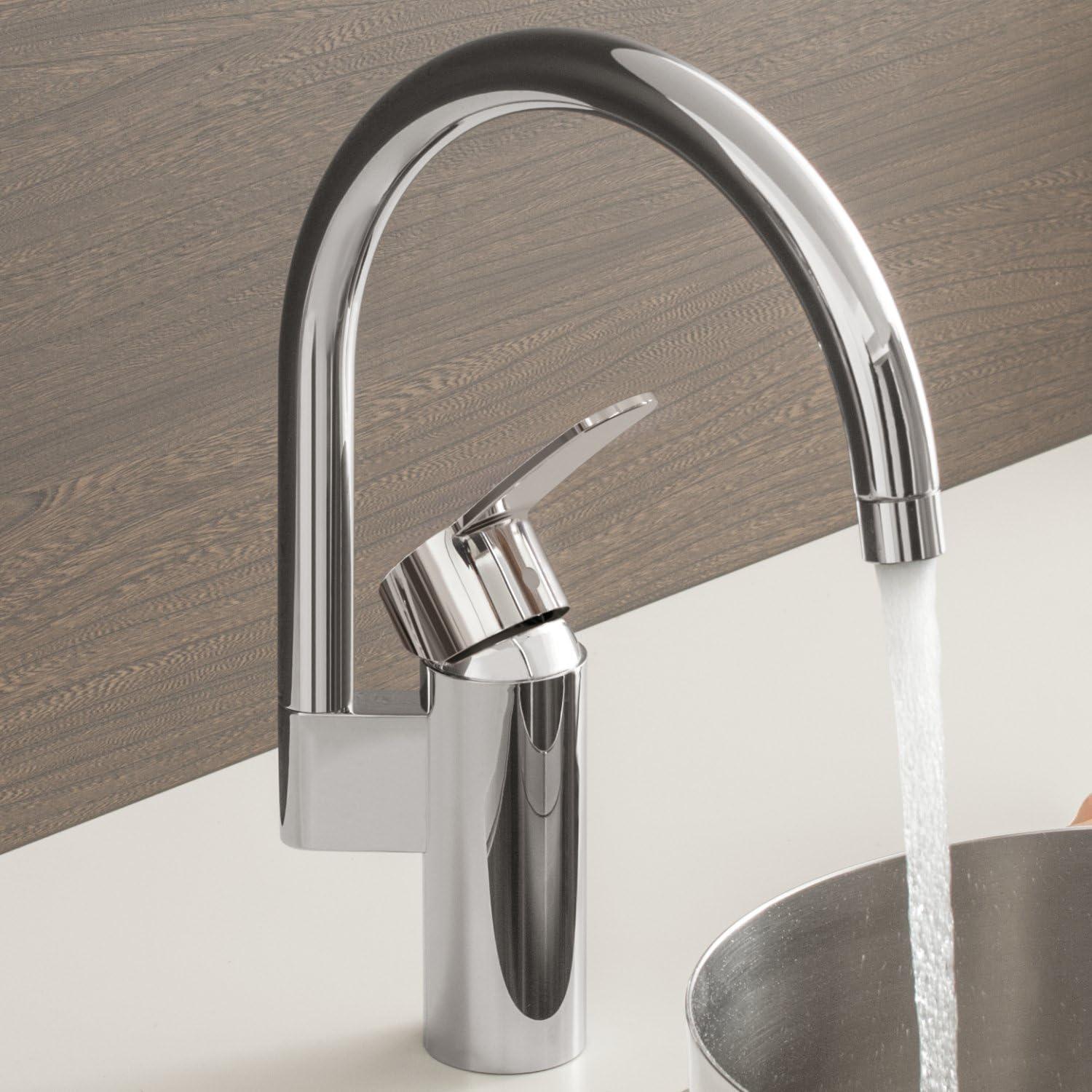 Смеситель для кухни Grohe Eurostyle Cosmopolitan 30221002 однорычажный Хром (149778) - фото 3