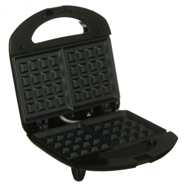 Вафельниця електрична Domotec MS-7705 з антипригарним покриттям 1000 Вт (ws32582)