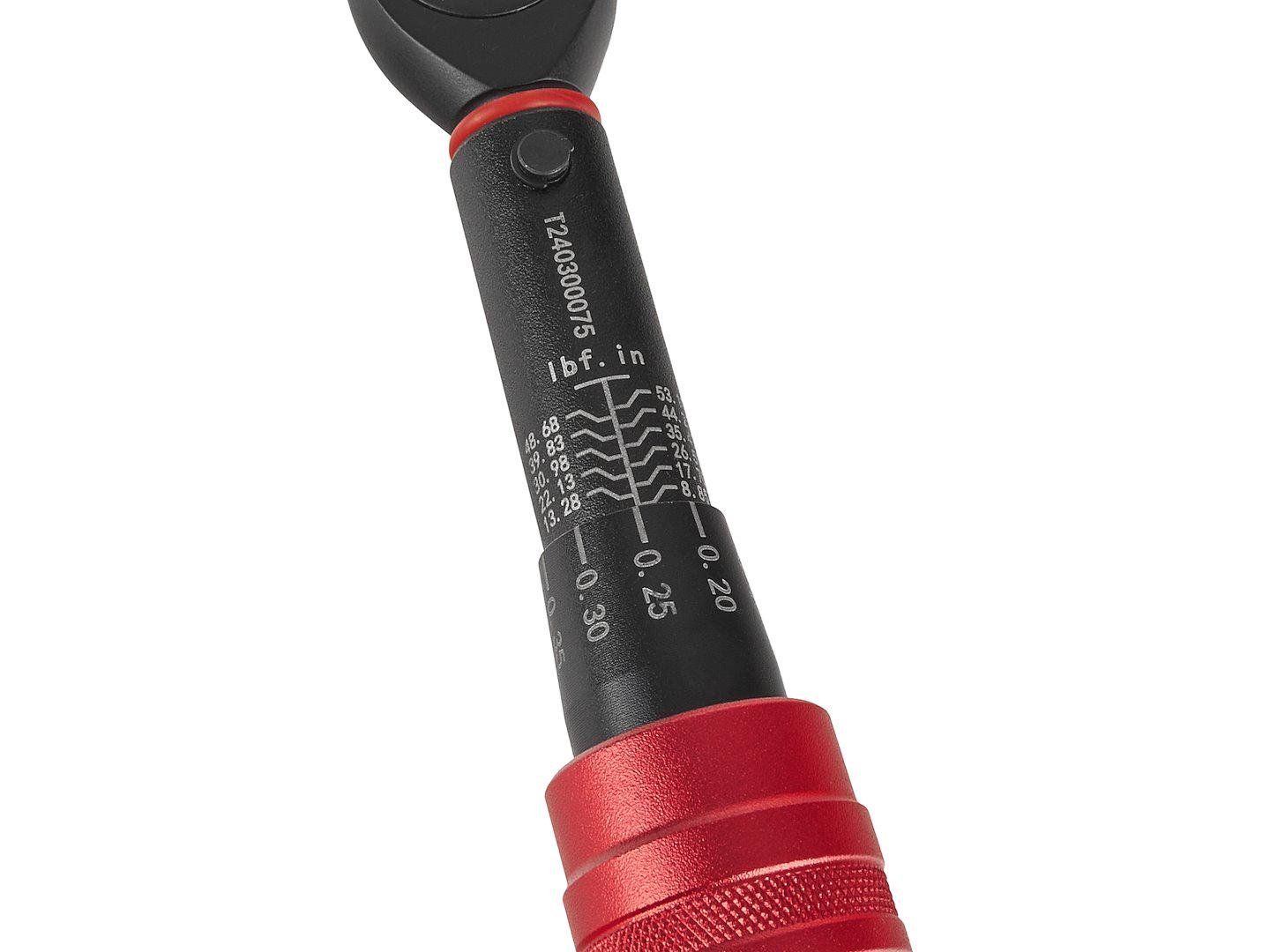 Ключ динамометриичний Tvardy 1/4 1- 6 Nm з хромомолібденової сталі Cr-Mo SCM440 твердістю 49HRC 6 210 мм (T00255) - фото 6 Ключ динамометриичний Tvardy 1/4 1- 6 Nm з хромомолібденової сталі Cr-Mo SCM440 твердістю 49HRC 6 210 мм (T00255) - фото 6