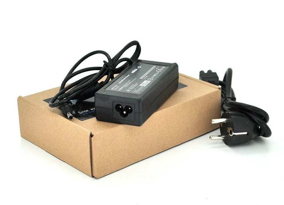 Блок питания Merlion LHP65 для ноутбука HP 18,5V 3,5A 65 Вт штекер 4,8х1,7 мм с кабелем питания (DR012462)