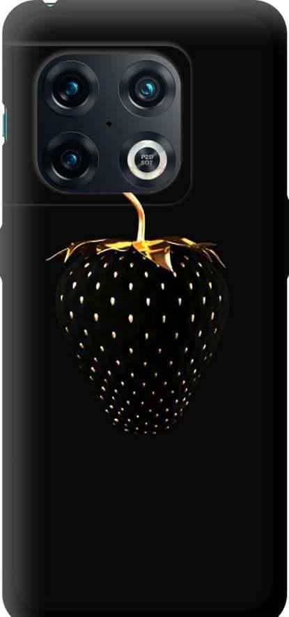 Чохол на OnePlus 10 Pro Чорна полуниця (3585b-2588-42517)