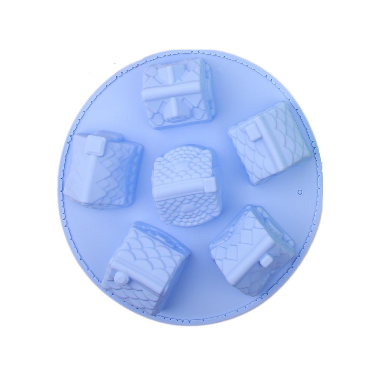 Форма силіконова для випічки Будиночки 26 см Фіолетовий (2358333370) - фото 1 Форма силіконова для випічки Будиночки 26 см Фіолетовий (2358333370) - фото 1