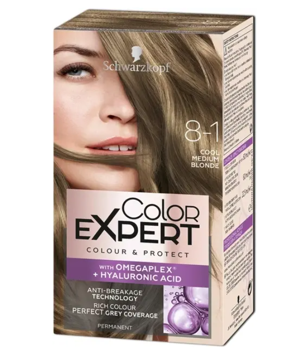 Крем-фарба стійка Color Expert з гіалуроновою кислотою 8-1 Холодний русявий