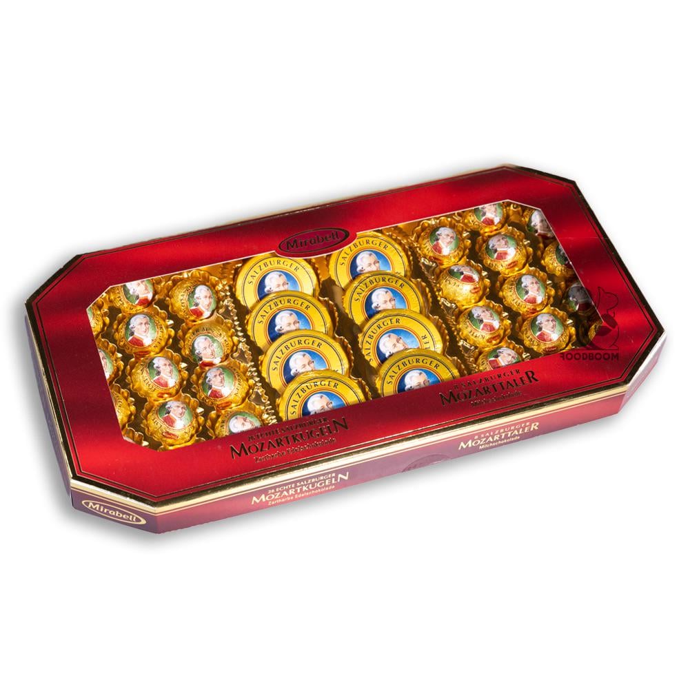 Конфеты Mirabell Mozartkugeln Assorted Gift Box марципановое ассорти 600 г (2517902678)