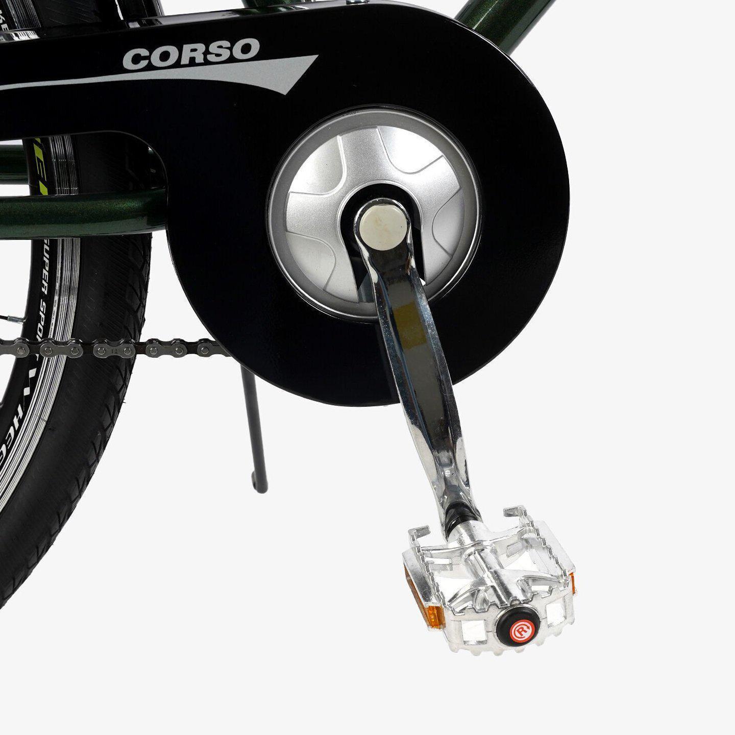 Велосипед міський Corso Liner з багажником рама 19"/28" Зелений - фото 4 Велосипед міський Corso Liner з багажником рама 19"/28" Зелений - фото 4