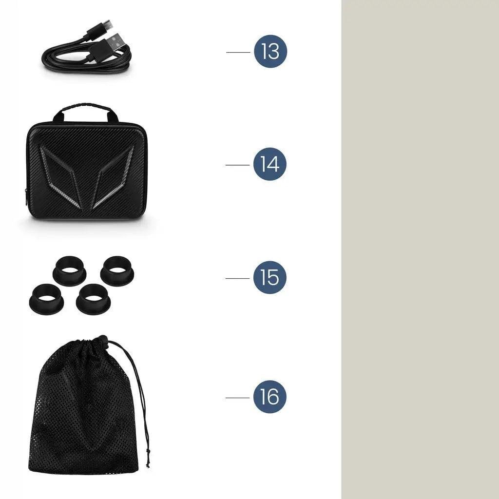 Массажный пистолет для тела Zeegma CURE 7 уровней 30 Вт - фото 8 Массажный пистолет для тела Zeegma CURE 7 уровней 30 Вт - фото 8