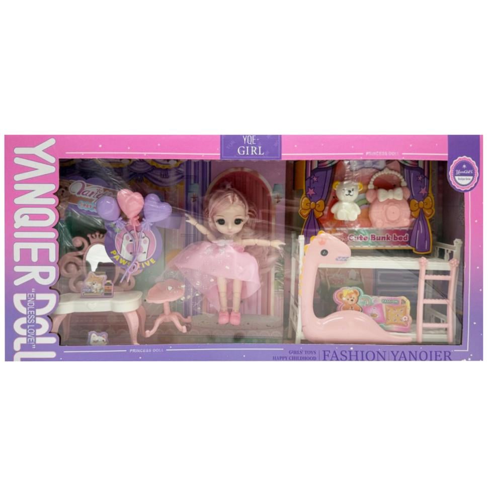 Кукла YQE-Girl Bambi с аксессуарами 30 см Лавандовый (ID-188-L-31)