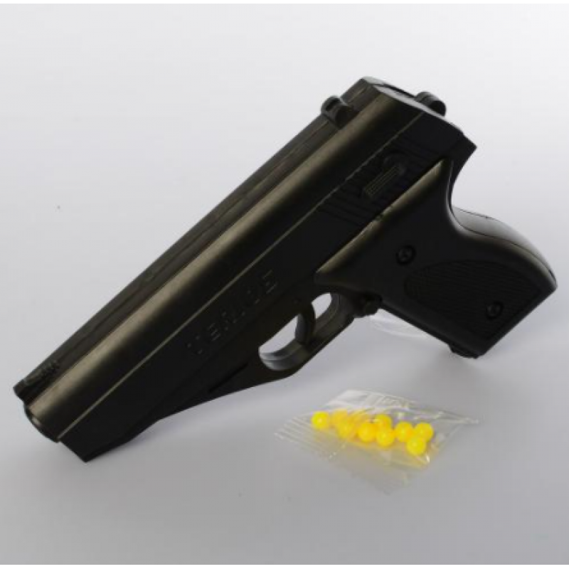 Детский пистолет игрушечный A-Toys на пульках 15 см (P168) Детский пистолет игрушечный A-Toys на пульках 15 см (P168)