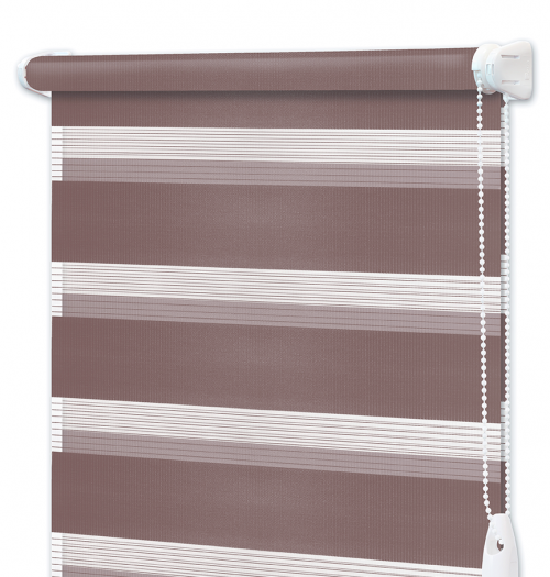 Рулонная штора День-Ночь Wenster Elegance DN 512 135х185 см открытого типа Розово-бежевый (Мокко) (в369320016) Рулонная штора День-Ночь Wenster Elegance DN 512 135х185 см открытого типа Розово-бежевый (Мокко) (в369320016)