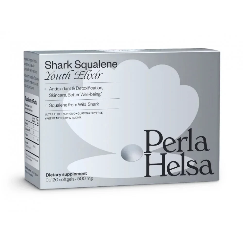 Сквален Perla Helsa 120 капсул по 500 мг (1426) Сквален Perla Helsa 120 капсул по 500 мг (1426)
