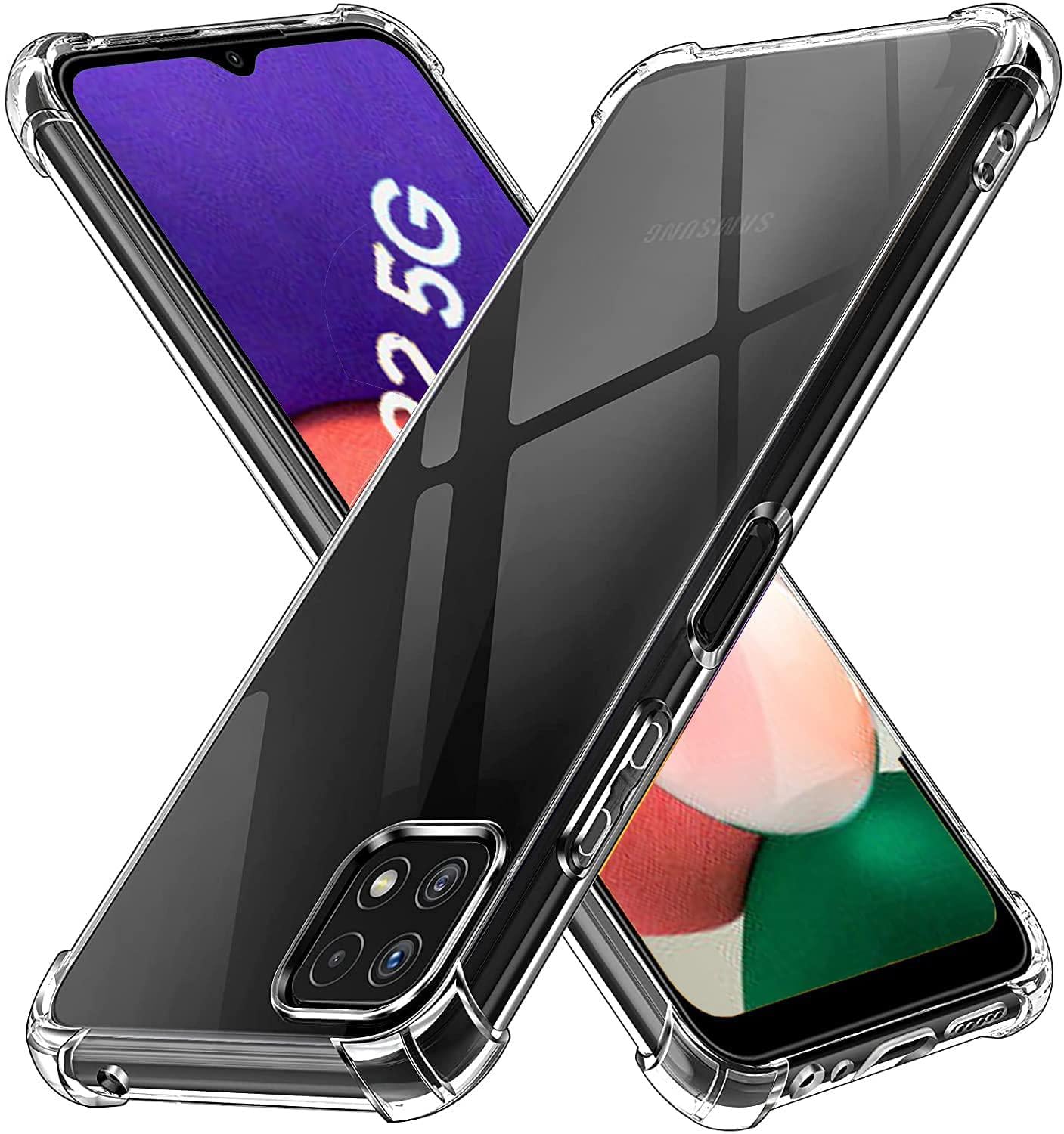 Чехол Shockproof Samsung A22/M22/M32 (A225/M225/M325) Прозрачный