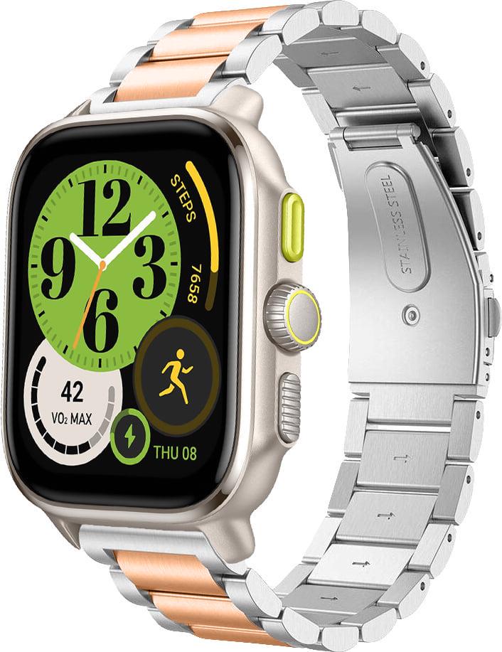 Ремешок металлический Shain Line для Amazfit Cheetah Square Silver Rose (38507-68)
