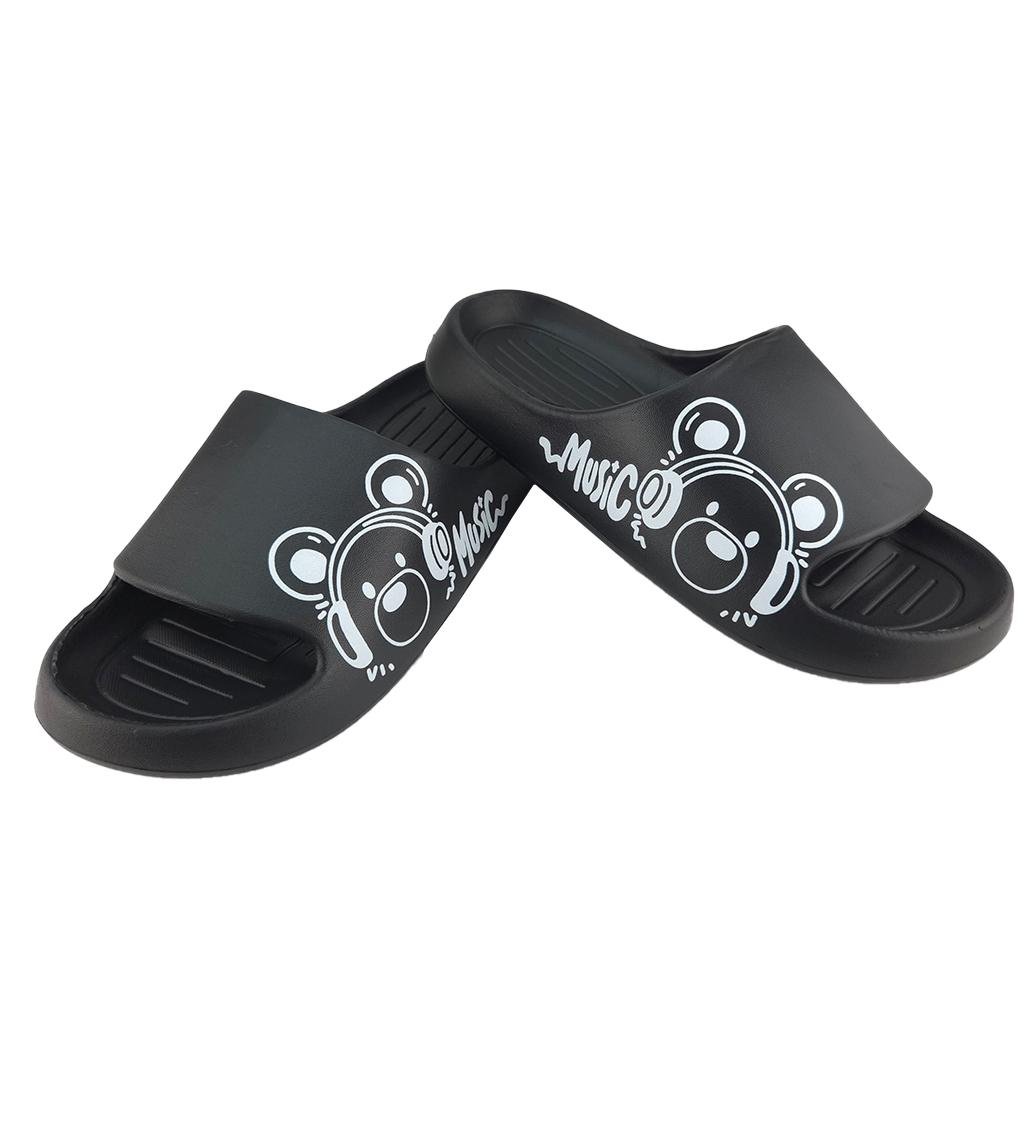 Шлепанцы мужские р. 40/41 25,5 см Черный (821-37)