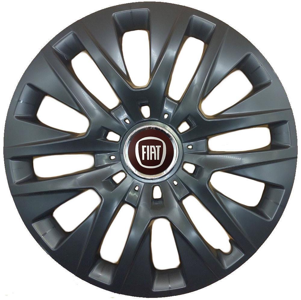 Колпаки с логотипом SJS Fiat 429 R16 4 шт. Черный (31005999)