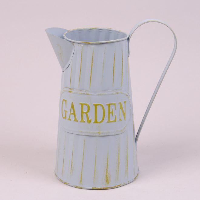 Кашпо металлическое Flora Garden Кувшин 38892 Голубой (DR013677)