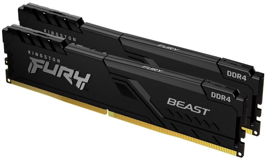Оперативная память Kingston DDR4 Fury Beast 3200 KIT 16 GBx2 32 GB (KF432C16BB1K2/32) - фото 3 Оперативная память Kingston DDR4 Fury Beast 3200 KIT 16 GBx2 32 GB (KF432C16BB1K2/32) - фото 3