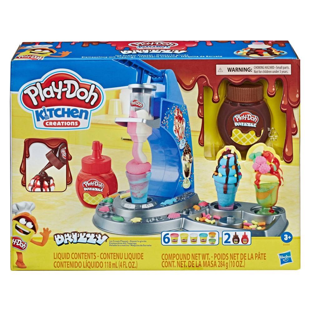 Дитячий ігровий набір для виготовлення морозива Play-Doh Kitchen Creations Drizzy Ice Cream (15397486)