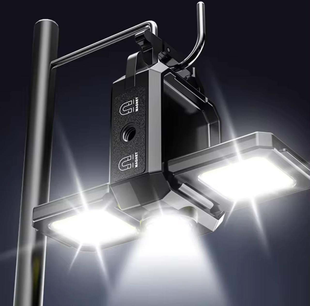 Ліхтар з карабіном багатофункціональний трьохсторонній з магнітом та відкривачкою Чорний (720793436187) - фото 3 Ліхтар з карабіном багатофункціональний трьохсторонній з магнітом та відкривачкою Чорний (720793436187) - фото 3