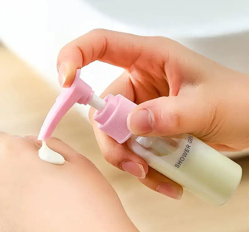 Дорожный набор для косметики 5 предметов Pink - фото 4