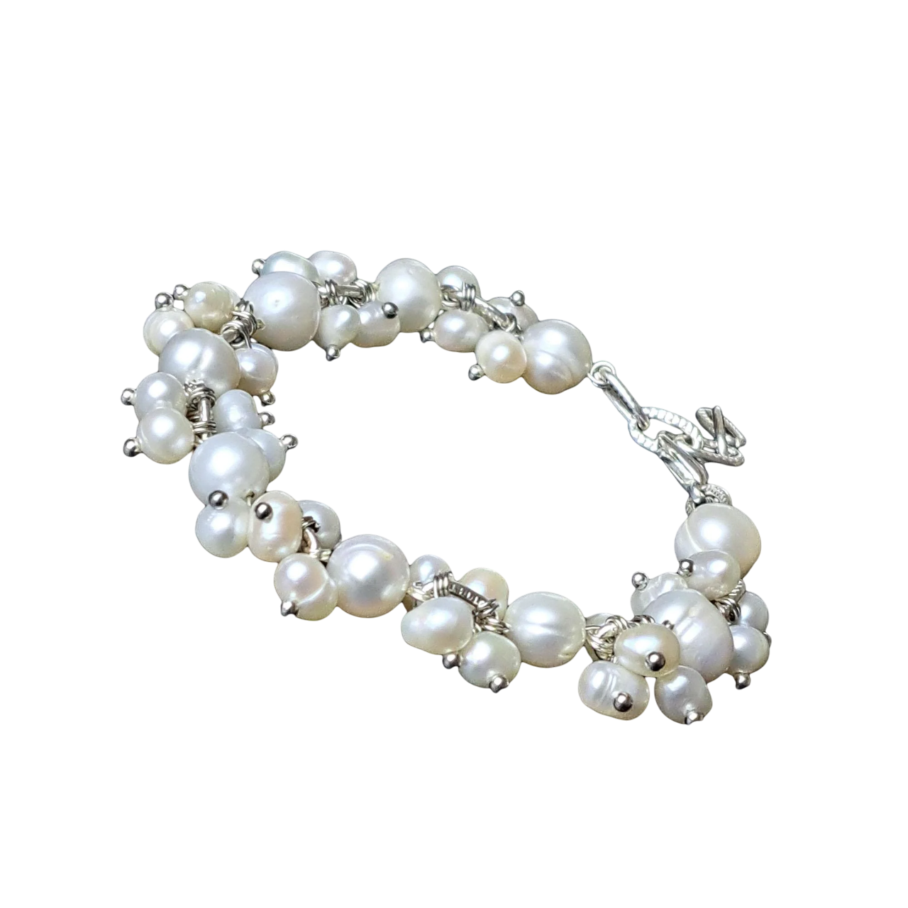 Браслет DARSANA Жемчужные облака из натурального жемчуга (DRSU001333) Браслет DARSANA Жемчужные облака из натурального жемчуга (DRSU001333)