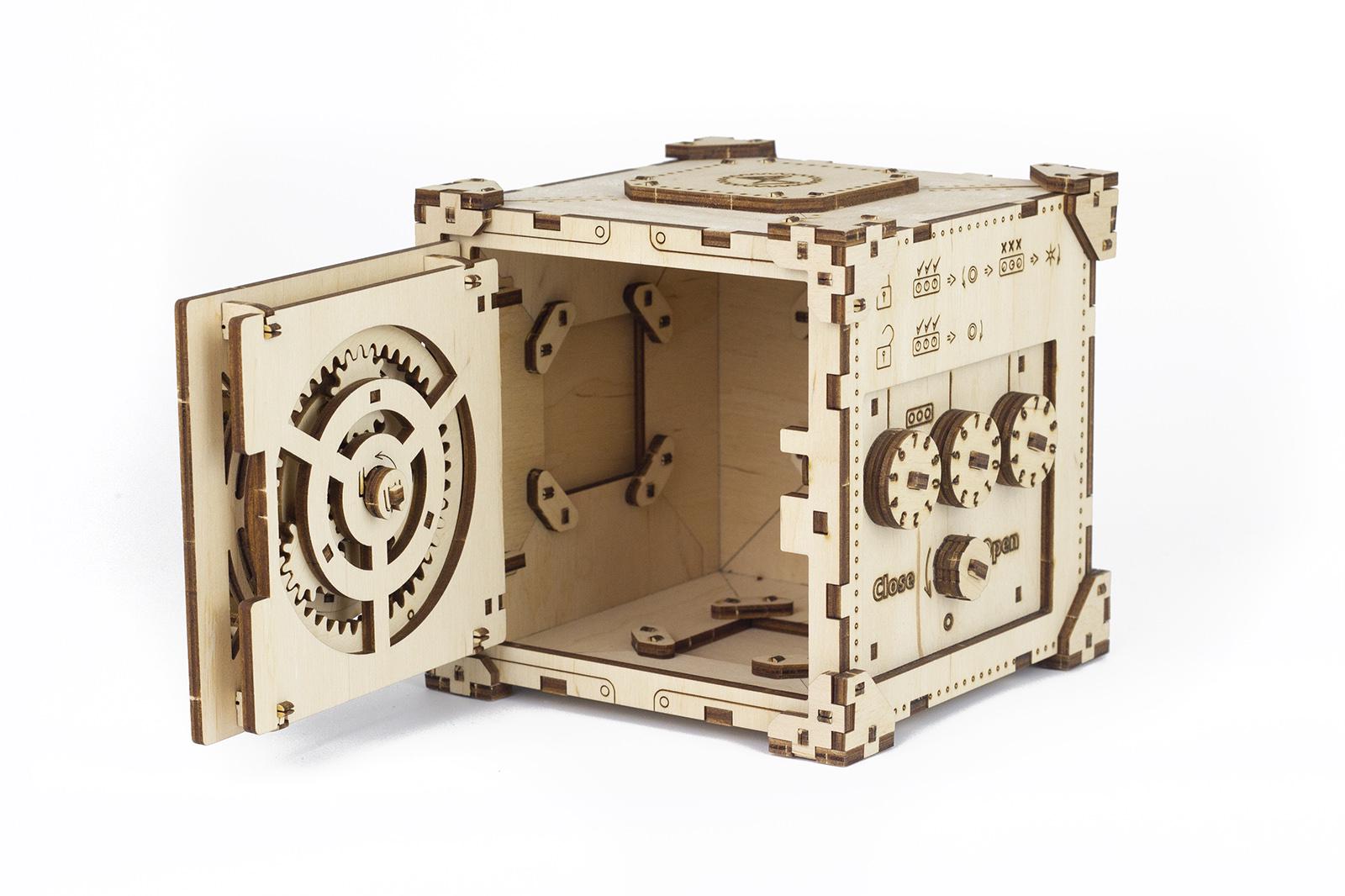 Конструктор механічний 3D Time for Machine Lockbox Жовтий (T4M380310YEL) - фото 2 Конструктор механічний 3D Time for Machine Lockbox Жовтий (T4M380310YEL) - фото 2