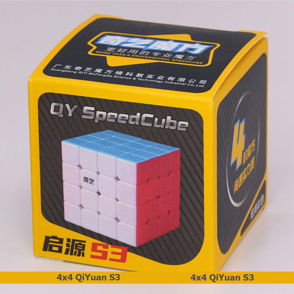Головоломка кубик QiYi QiYuan S3 4x4 stickerless Цветной (134239) - фото 3 Головоломка кубик QiYi QiYuan S3 4x4 stickerless Цветной (134239) - фото 3