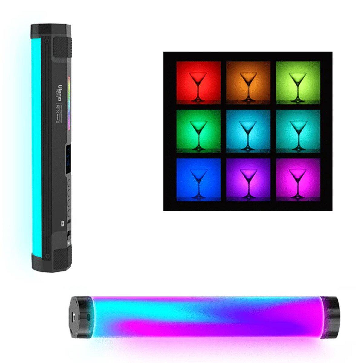 Свет постоянный беспроводной Ulanzi Vijim VL110 RGB Tube Light 2600 mAh Black (UV-2660) - фото 2