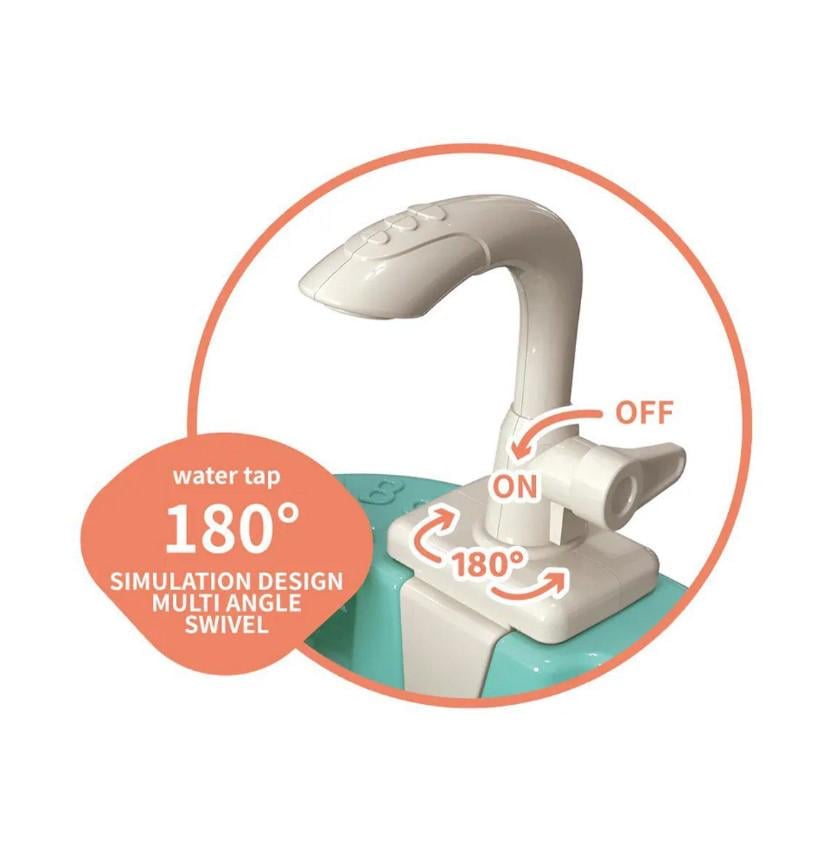 Дитячий ігровий набір Кухня у формі машини 19 деталей Синій (1305a7bc) - фото 6 Дитячий ігровий набір Кухня у формі машини 19 деталей Синій (1305a7bc) - фото 6