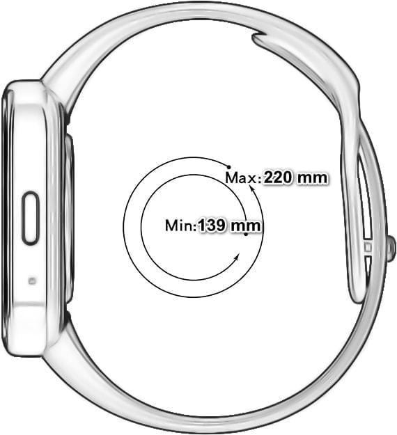 Ремешок для смарт часов Redmi Watch 3 Active Синий - фото 5