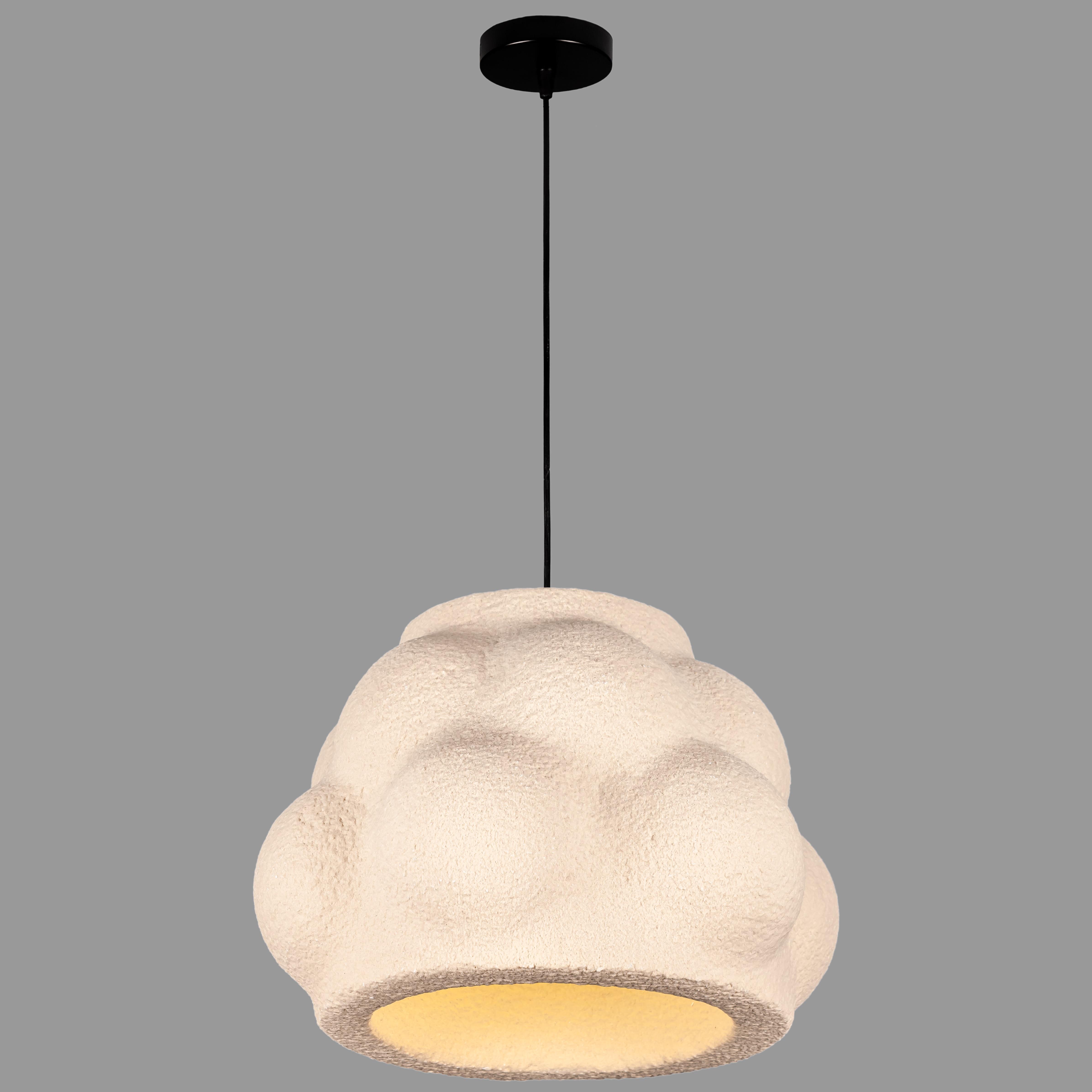 Люстра гипсовая Wabi-Sabi 40х27 см Бежевый (909-XL3599 (400) BEIGE)