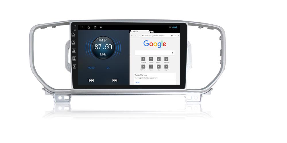 Автомагнитола штатная Torssen F96128 для Kia Sportage 2016-2018 г. 4G Carplay 6/128 GB 9" (21211039)
