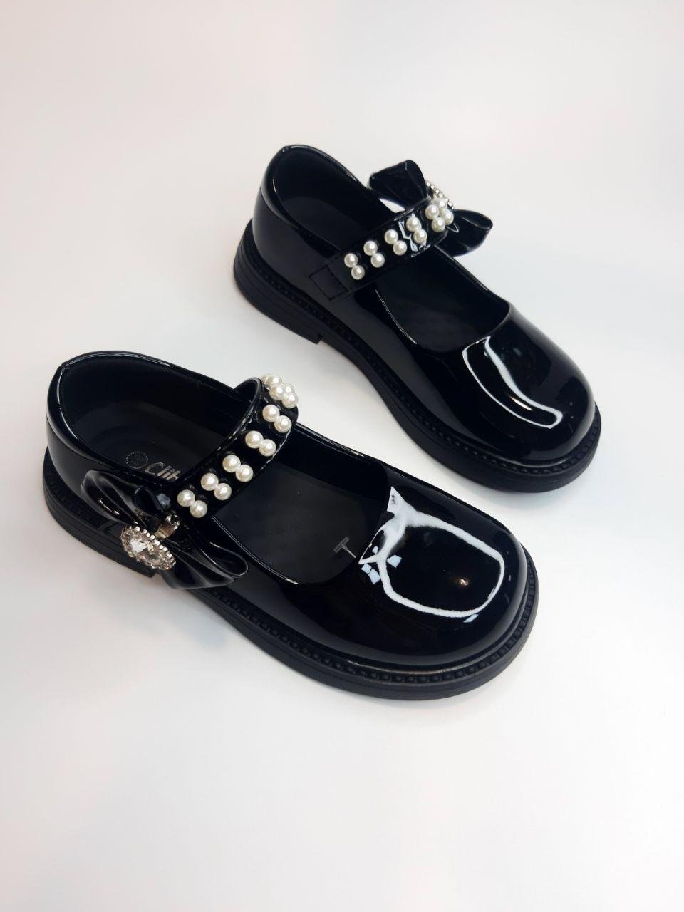 Туфлі дитячі Clibee для дівчинки р. 36 22,5 см Чорний (638 black) - фото 2