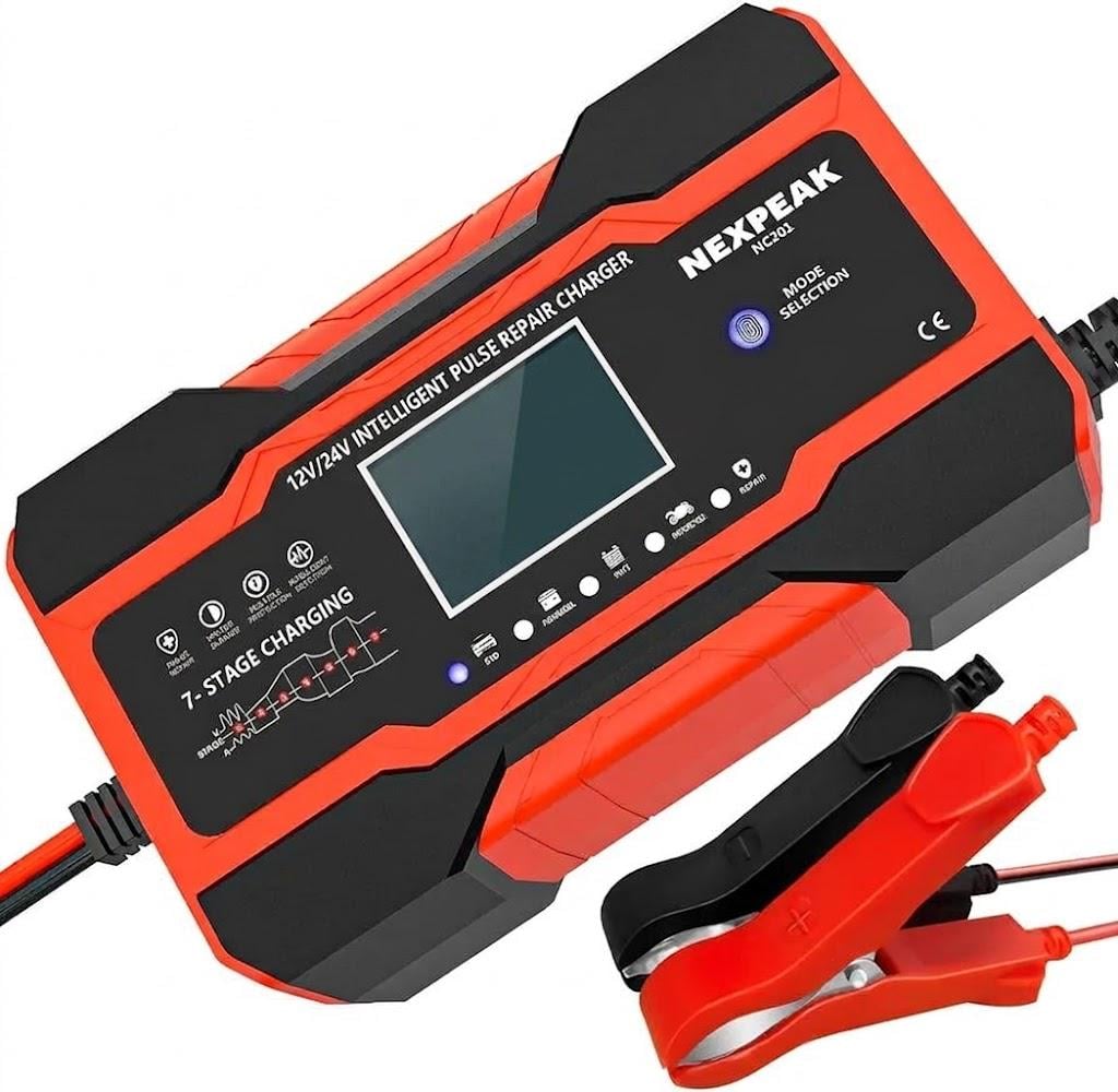 Зарядний пристрій інтелектуальний NEXPEAK NC201 12/24V 10A з функцією десульфатації (32915086)