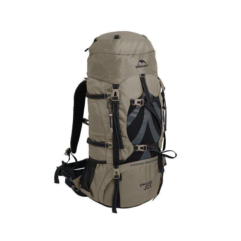 Рюкзак туристический Naturehike NH70B070-B 70 л Светло-коричневый - фото 1