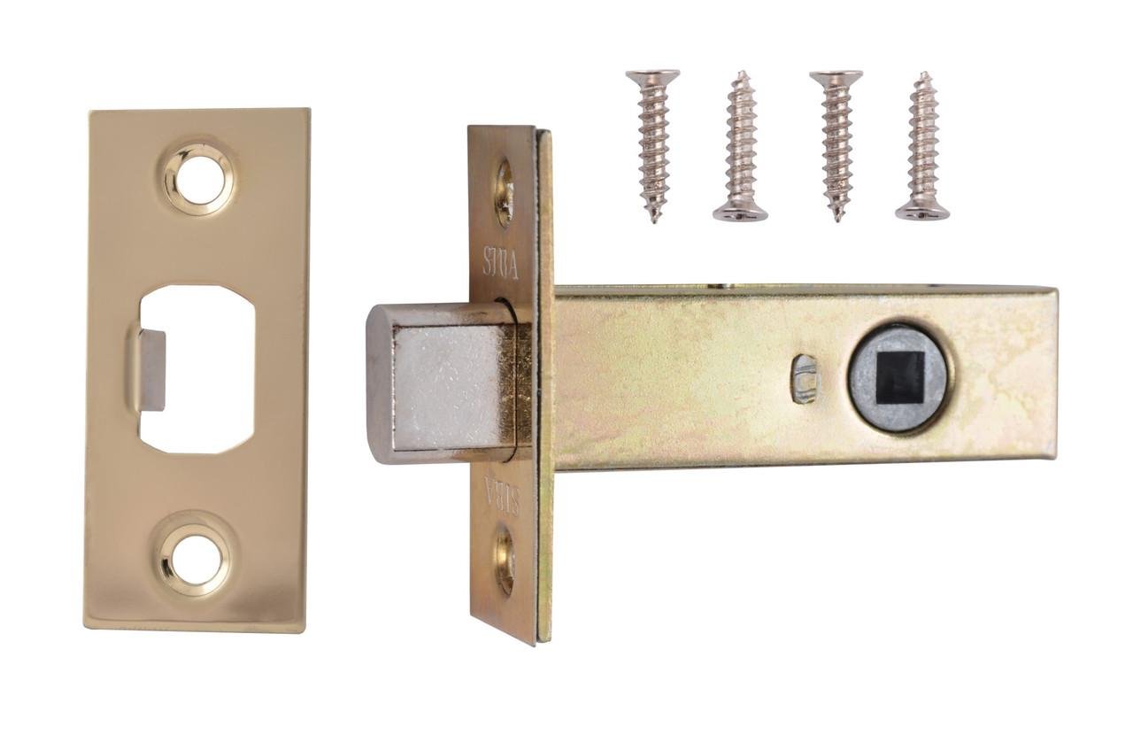 Ригель межкомнатный Siba B 45 мм Латунь полированная (10245-45 PB)