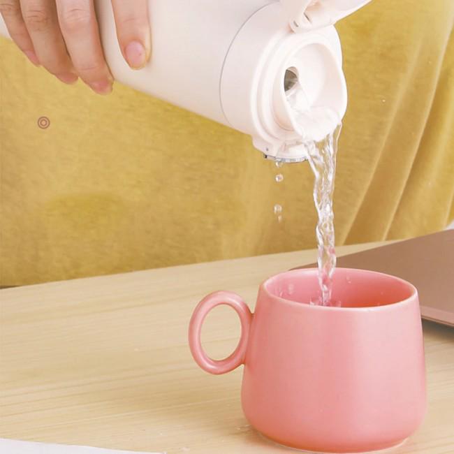 Термос з датчиком температури та дисплеєм Vacuum 420 мл Бежевий - фото 4 Термос з датчиком температури та дисплеєм Vacuum 420 мл Бежевий - фото 4