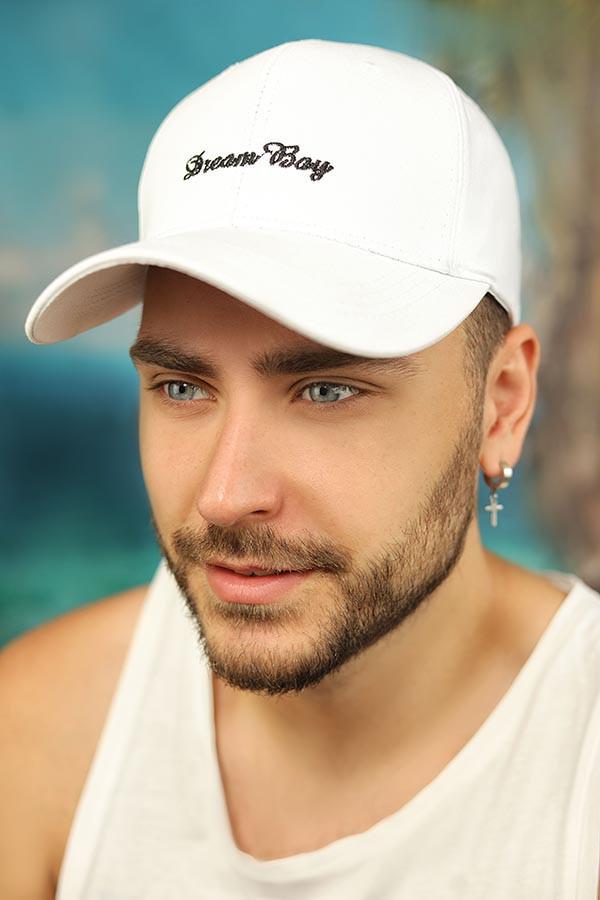 Бейсболка Braxton "Dream Boy" унисекс Белый (1601)