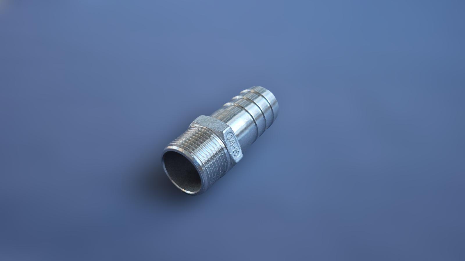 Штуцер шланговый резьбовой DN20 AISI304 BSPP Class-150 елка н/ж сталь 25 мм 3/4" (29203305) - фото 13 Штуцер шланговый резьбовой DN20 AISI304 BSPP Class-150 елка н/ж сталь 25 мм 3/4" (29203305) - фото 13