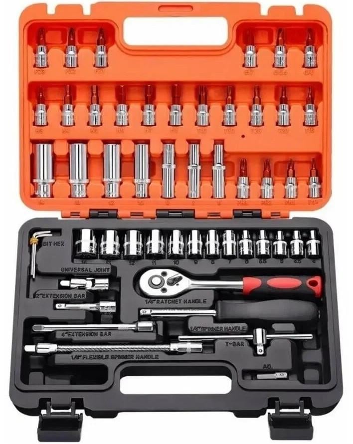 Набор инструментов RIAS R-53 для авто 53 пред. Orange-Black (3_08672)