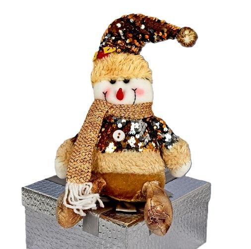 Фигура новогодняя декоративная МАГІЧНА-НОВОРІЧНА R96520 Santa Snowman 38 см (22353313)