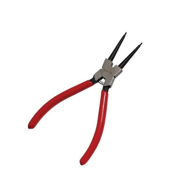 Щипці для зняття та встановлення стопорних кілець Intertool HT-7011 180 мм прямі на стиск (HT-7011)