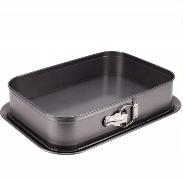 Форма для запікання Kamille Vizo зі змінним дном вуглецева сталь 39,5x28x8 см (6040)